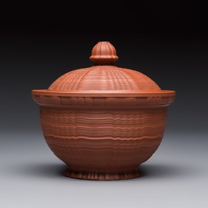 An English 4-piece engine-turned redware tea service, pseudo-Chinese marks, 2nd half 18th C. — foto 4