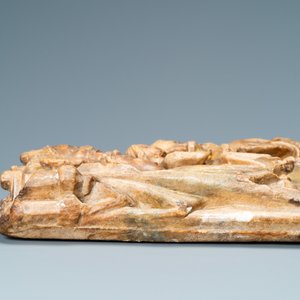 An English alabaster relief of 'The adoration of the magi', Nottingham, 15th C. — 照片 20