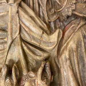 An English alabaster relief of 'The adoration of the magi', Nottingham, 15th C. — 照片 33
