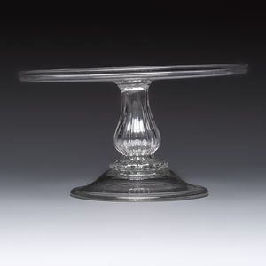 An English glass pedestal tazza, 18th C. — photo 3