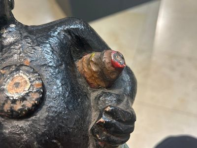 An English polychromed wood sculpture of a pipe-smoking Indian from a tobacco store, 18th C. — photo 8