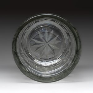 An engraved 'masonic' glass vase, freemasonry, 19/20th C. — 照片 6