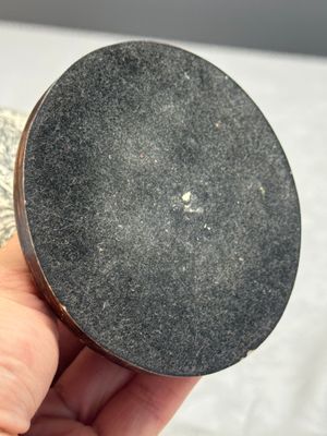 An engraved ostrich egg with a maritime scene on a wooden stand — photo 14