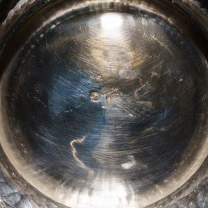 An engraved silver bowl on stand, Iran, 1967-1979 — photo 4