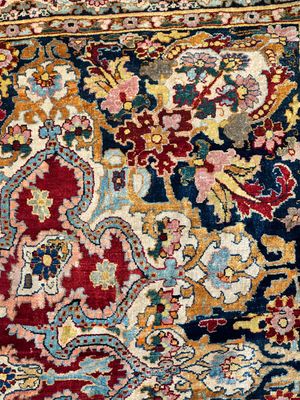 An exceptional and large embroidered silk 'Shahnameh' carpet, signed Musa Baft Tabriz, Tabriz, Iran, 20th C. — photo 22