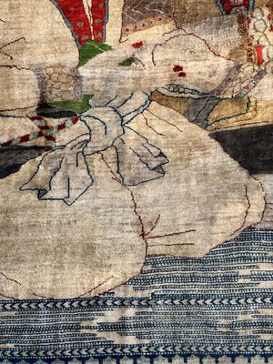An exceptional and large embroidered silk 'Shahnameh' carpet, signed Musa Baft Tabriz, Tabriz, Iran, 20th C. — photo 49