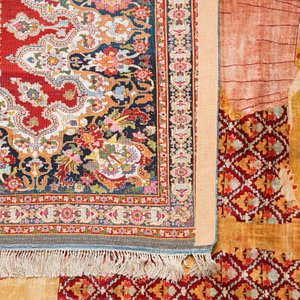 An exceptional and large embroidered silk 'Shahnameh' carpet, signed Musa Baft Tabriz, Tabriz, Iran, 20th C. — photo 13