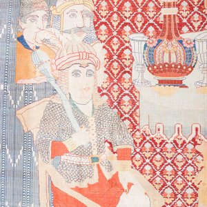 An exceptional and large embroidered silk 'Shahnameh' carpet, signed Musa Baft Tabriz, Tabriz, Iran, 20th C. — photo 20