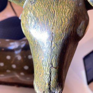 An exceptional and large pair of Chinese cloisonné models of deer, Qianlong/Jiaqing — 照片 41