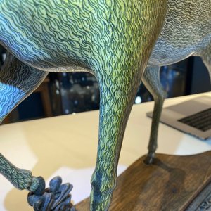 An exceptional and large pair of Chinese cloisonné models of deer, Qianlong/Jiaqing — 照片 72