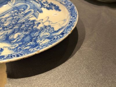 An exceptional blue and white 'Adoration of the Magi' dish, Verstraeten workshop, Haarlem, ca. 1640-1660 — 照片 4
