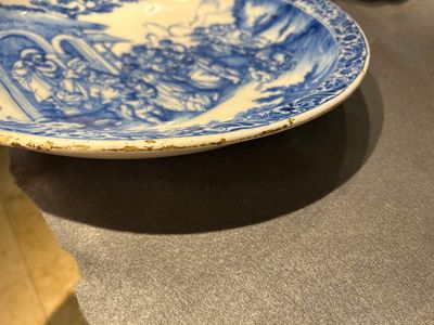 An exceptional blue and white 'Adoration of the Magi' dish, Verstraeten workshop, Haarlem, ca. 1640-1660 — 照片 6