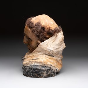 An exceptional life-sized wax sculpture of a deceased monk, Italy, 19th C. — photo 2