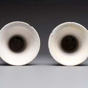 An exceptional polychrome Dutch Delft five-piece garniture in Chinese Kangxi style, first quarter 18th C. — photo 17