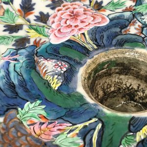 An exceptional three-piece Chinese famille rose epergne milieu-de-table, 19th C. — photo 26