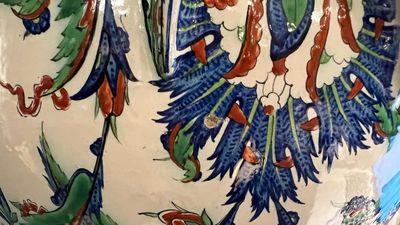 An exceptionally fine large Iznik-style vase, Cantagalli, Italy, 19th C. — 照片 6