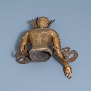 An exceptionally large bronze figure of the White Tara, Nepal, 19th C. — 照片 19