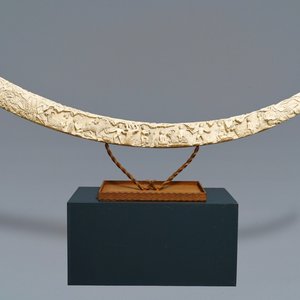 An exceptionally large carved ivory 'Bacchants' tusk, France or Italy, 18th C. — photo 1