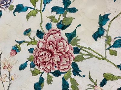An exceptionally large Chinese Canton enamel basin, Yongzheng — photo 21