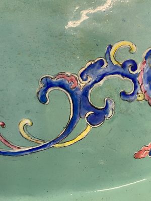 An exceptionally large Chinese Canton enamel basin, Yongzheng — photo 24