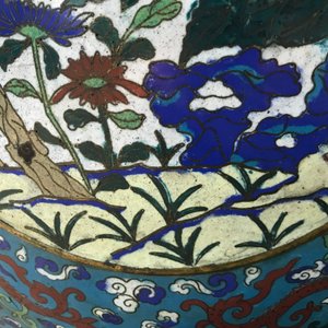 An exceptionally large Chinese gilt bronze and cloisonné fish bowl, Jiaqing — 照片 18
