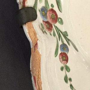An exceptionally large French faience oval chinoiserie dish, Luneville, 18th C. — photo 3
