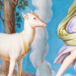 An exceptionally large mythological subject 'Diana and Actaeon' vase, Meissen porcelain, 2nd half 19th C. — photo 13