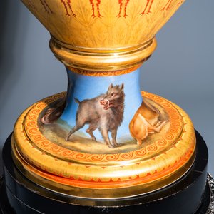 An exceptionally large mythological subject 'Diana and Actaeon' vase, Meissen porcelain, 2nd half 19th C. — photo 16