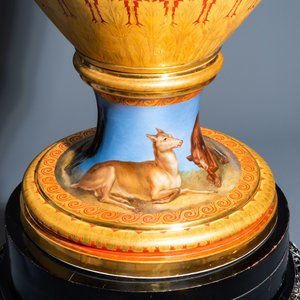 An exceptionally large mythological subject 'Diana and Actaeon' vase, Meissen porcelain, 2nd half 19th C. — photo 17