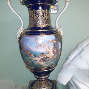 An exceptionally large mythological subject 'Diana and Actaeon' vase, Meissen porcelain, 2nd half 19th C. — photo 37