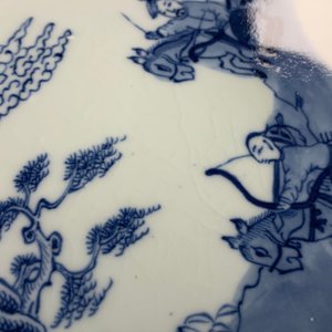 An extensive Chinese blue and white 'hunting scene' service, 18/19th C. — 照片 134