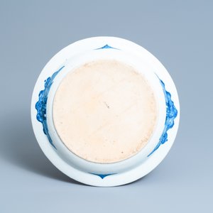 An extensive Chinese blue and white 'hunting scene' service, 18/19th C. — 照片 4