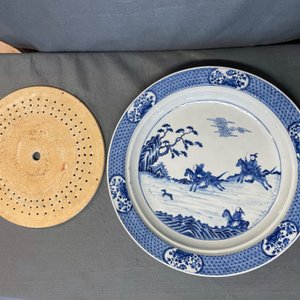 An extensive Chinese blue and white 'hunting scene' service, 18/19th C. — 照片 79