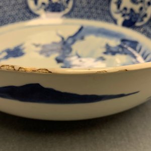An extensive Chinese blue and white 'hunting scene' service, 18/19th C. — 照片 89