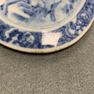 An extensive Chinese blue and white 'hunting scene' service, 18/19th C. — 照片 99