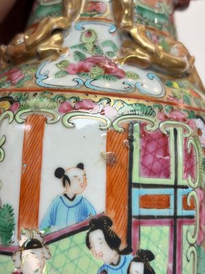 An extensive group of 23 Chinese Canton famille rose wares, 19th C. — 照片 3