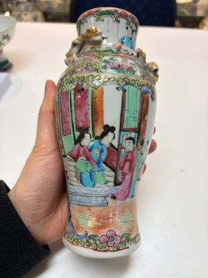 An extensive group of 23 Chinese Canton famille rose wares, 19th C. — 照片 37
