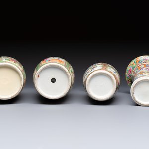 An extensive group of 23 Chinese Canton famille rose wares, 19th C. — 照片 17