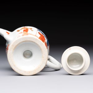 An extraordinary Chinese Imari-style oil lamp and cover, Kangxi/Yongzheng — photo 7