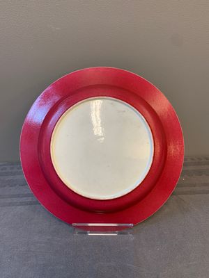 An extremely fine pair of Chinese famille rose ruby-back eggshell plates with a lady and playing boys, Yongzheng — photo 12