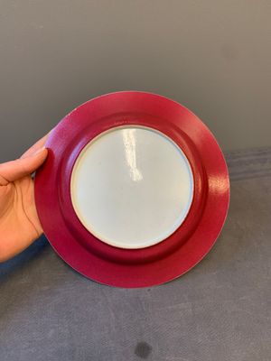 An extremely fine pair of Chinese famille rose ruby-back eggshell plates with a lady and playing boys, Yongzheng — photo 9