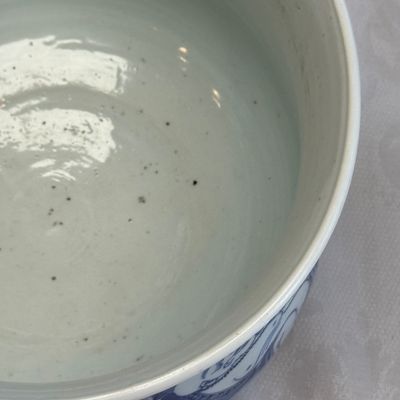 An extremely rare and fine Chinese blue and white 'Liu Zi Xi Mi Le 六子戲彌勒' censer — 照片 11