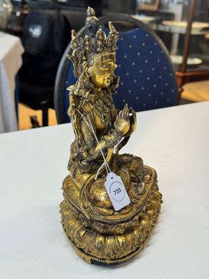 An extremely rare and fine Chinese gilt-bronze Buddha, inscribed 大明正統己未金川比丘昌靜捐資命工造, Zhengtong mark and of the period, dated 1439 — photo 13