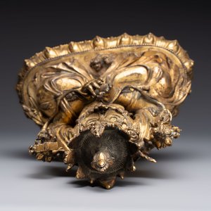 An extremely rare and fine Chinese gilt-bronze Buddha, inscribed 大明正統己未金川比丘昌靜捐資命工造, Zhengtong mark and of the period, dated 1439 — photo 8