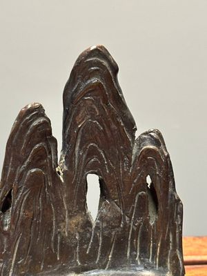 An extremely rare and unique 'Laozi' incense burner and cover, Yuan — 照片 12