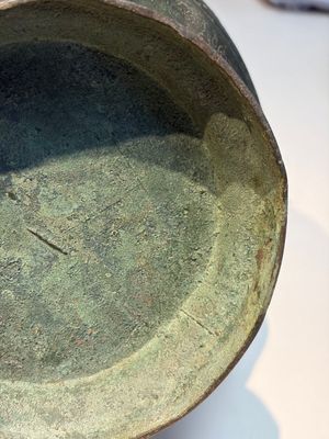 An extremely rare Chinese archaic bronze wine vessel, 'Hu 壺', Warring States period — 照片 20