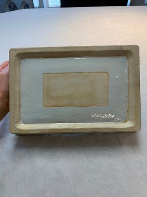An extremely rare Chinese armorial rectangular basket with the arms of Sioc'han de Kersabiec, Kangxi, ca. 1715 — photo 10