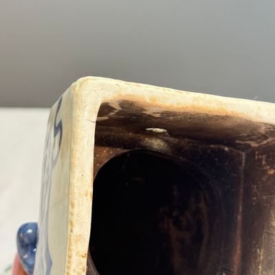 An extremely rare Chinese blue and white ko-sometsuke 'Cat' incense burner — photo 10