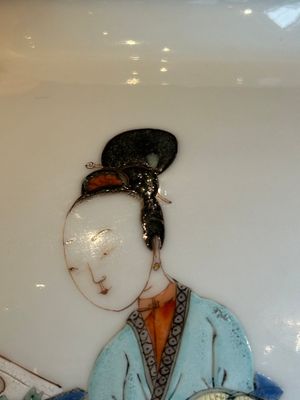 An extremely rare Chinese famille rose globular 'lady and boys' jar, Yongzheng — photo 17