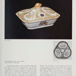 An extremely rare inscribed Chinese Canton famille rose trefoil tray, Qing, dated 1879 — foto 6
